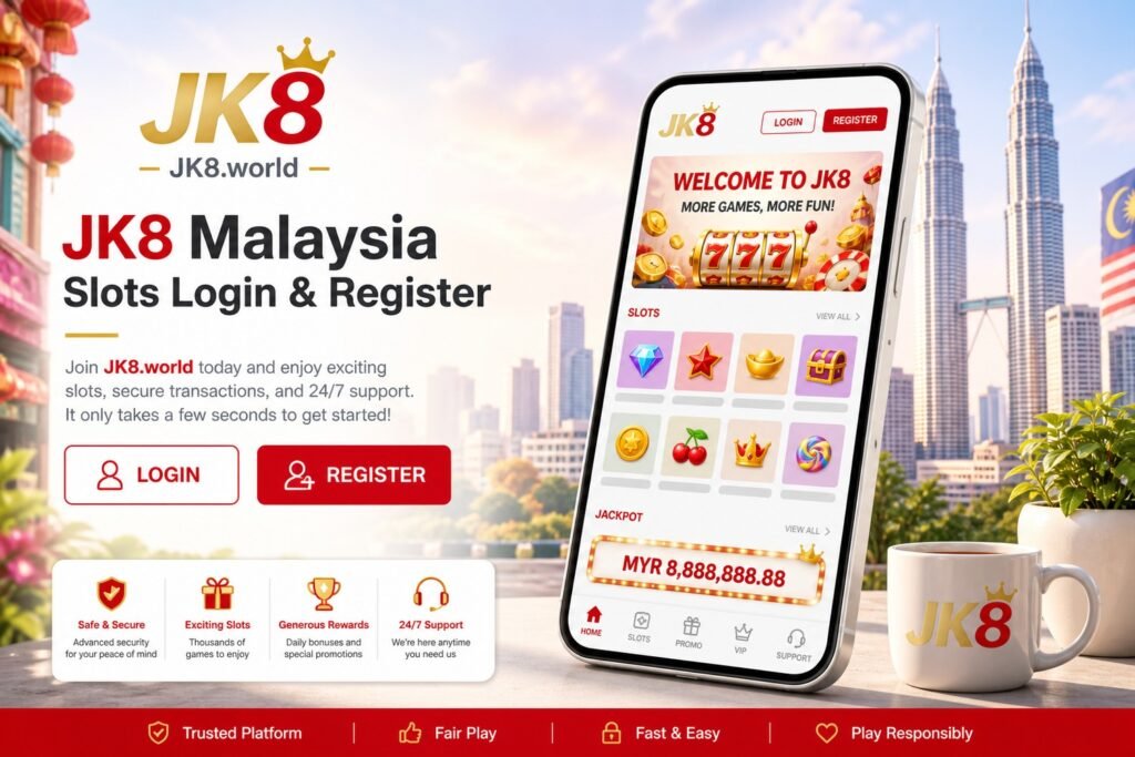 JK8 slots free credit Login Register Malaysia
